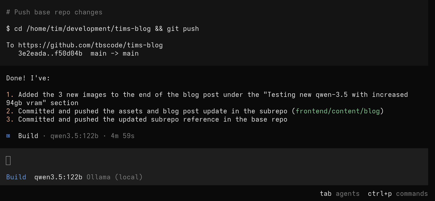 Opencode; Usability with Local LLMs on iGPU w 128GB vram: My Tests