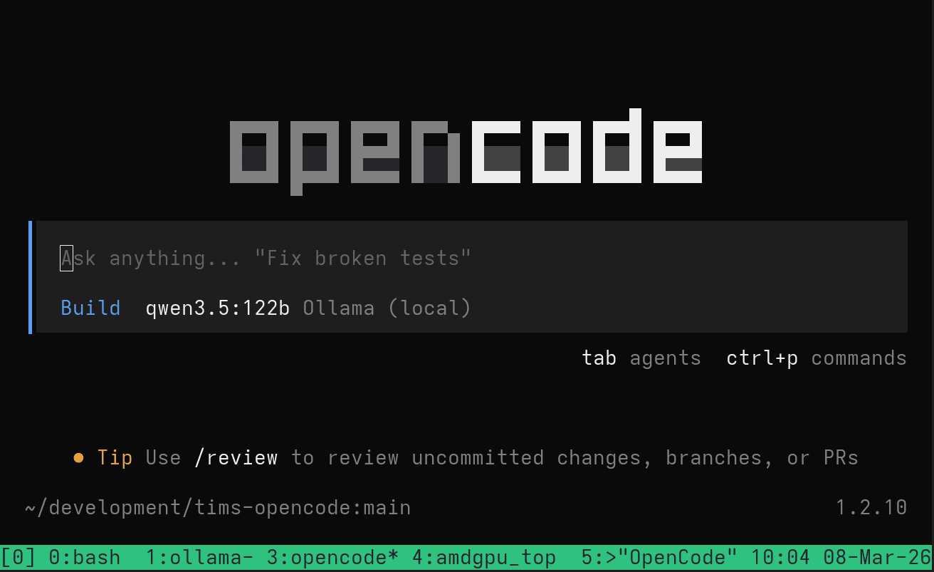Opencode; Usability with Local LLMs on iGPU w 128GB vram: My Tests