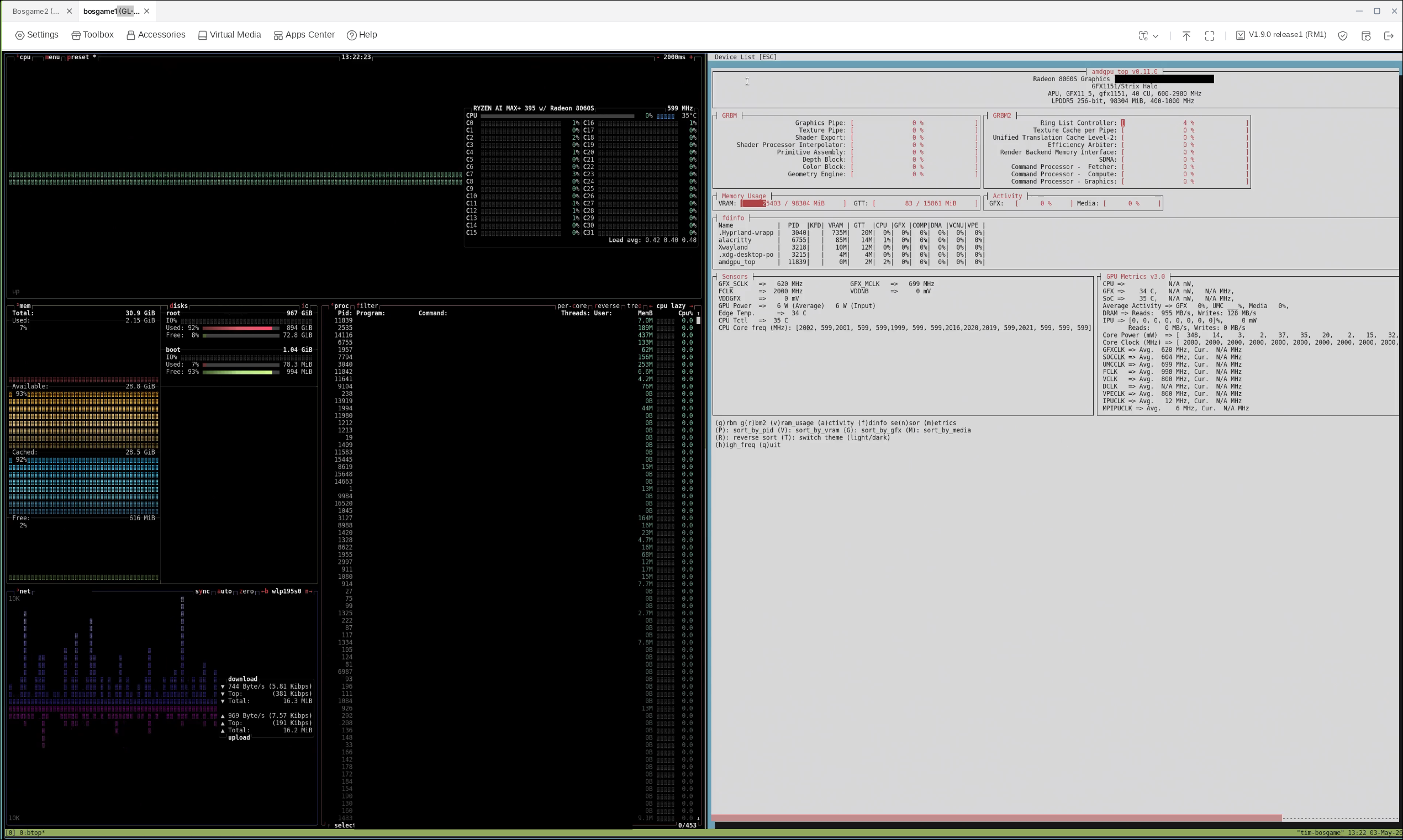 KVM Control screenshot