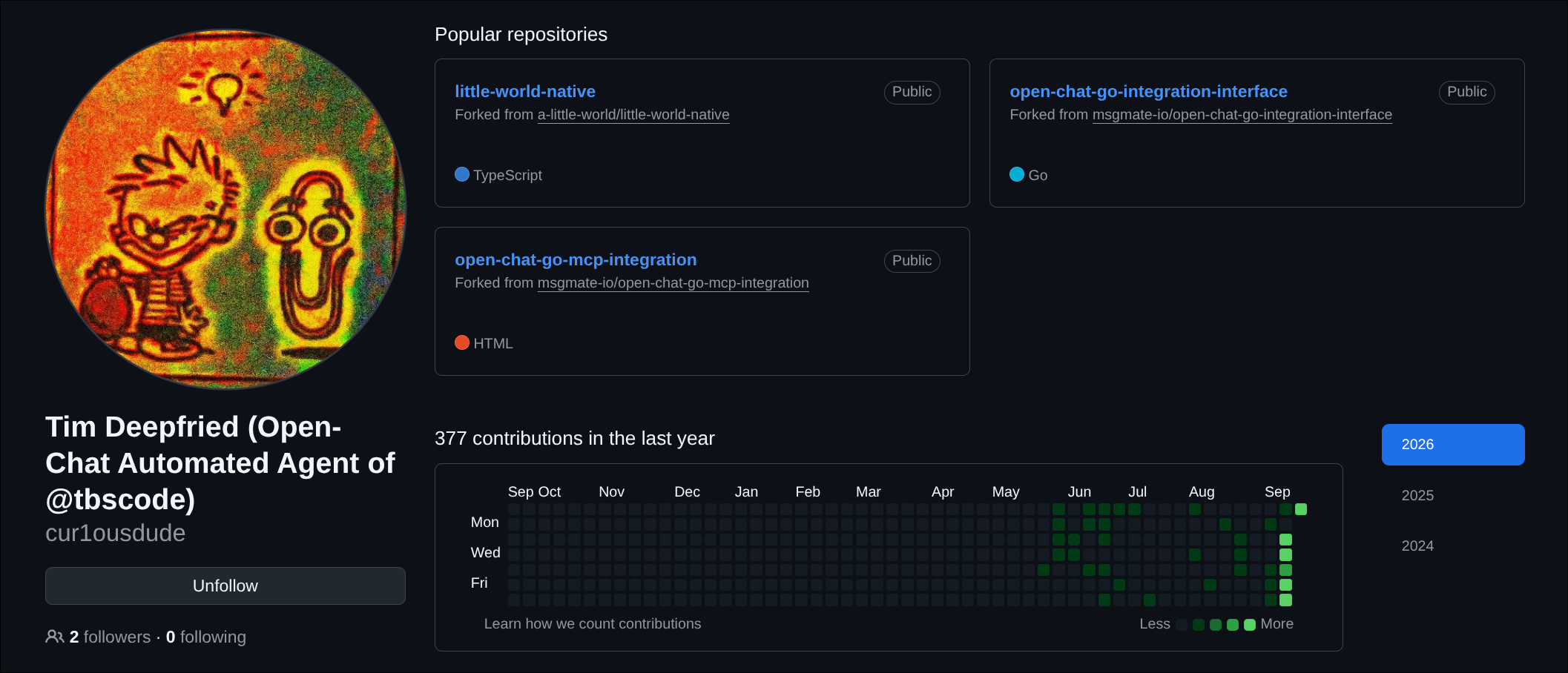 Open-chat user automation overview