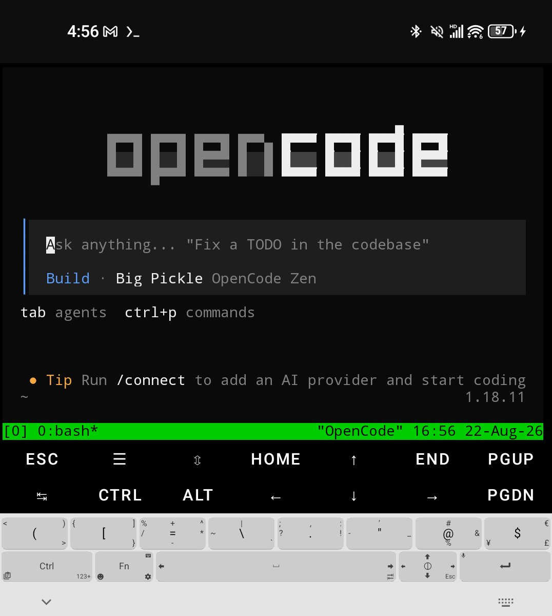 Termux setup on the Titan 2 Elite